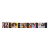 Individuelle Name Foto Ribbon Satinband (Vorderseite)