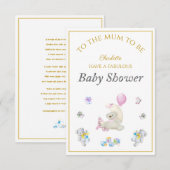 Individuelle Name Fox schwimmende Ballons Babydusc (Vorne/Hinten)