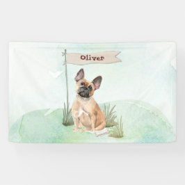 Individuelle Name Französischer Bulldogge Banner