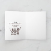 Individuelle Name Freundschaftsangebot für Ihren F Karte (Innenseite)