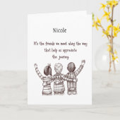 Individuelle Name Freundschaftsangebot für Ihren F Karte (Gelbe Blume)