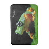 Individuelle Name Frog Bath Mat Badematte (Vorderseite Vertikal)