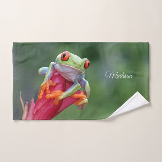Individuelle Name Frog Handtuch (Handtuch)
