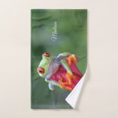 Individuelle Name Frog Handtuch (Handtuch)