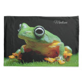 Individuelle Name Frog Kissenbezug (Rückseite)