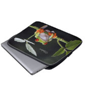 Individuelle Name Frog Laptopschutzhülle (Vorne Knopf)