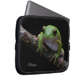 Individuelle Name Frog Notebook-Sieb Laptopschutzhülle (Vorne Rechts)