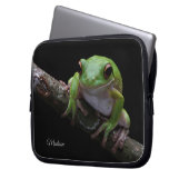 Individuelle Name Frog Notebook-Sieb Laptopschutzhülle (Vorderseite Links)