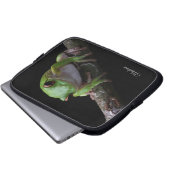 Individuelle Name Frog Notebook-Sieb Laptopschutzhülle (Vorne Knopf)