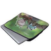 Individuelle Name Frog Notebook-Sieb Laptopschutzhülle (Vorne Knopf)