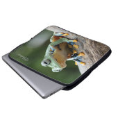 Individuelle Name Frog Notebook-Sieb Laptopschutzhülle (Vorne Knopf)