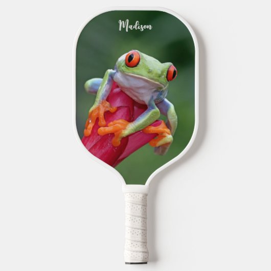 Individuelle Name Frog Pickleball Schläger (Vorderseite)