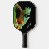 Individuelle Name Frog Pickleball Schläger (Vorderseite)