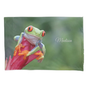 Individuelle Name Frog Pillow Case Kissenbezug