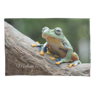 Individuelle Name Frog Pillow Case Kissenbezug
