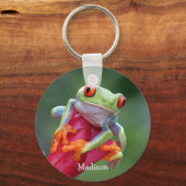 Individuelle Name Frog Schlüsselanhänger (Vorderseite)