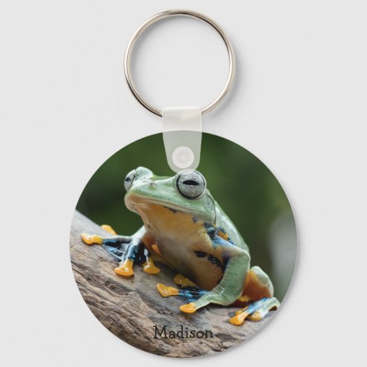 Individuelle Name Frog Schlüsselanhänger (Vorderseite)