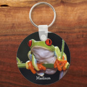 Individuelle Name Frog Schlüsselanhänger (Vorderseite)