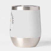 Individuelle Name Frohe Weihnachtsgingerbäckerin M (Rückseite)