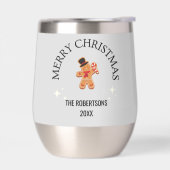 Individuelle Name Frohe Weihnachtsgingerbäckerin M (Links)