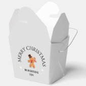Individuelle Name Frohe Weihnachtsgingerbäckerin M Geschenkschachtel (Offen)