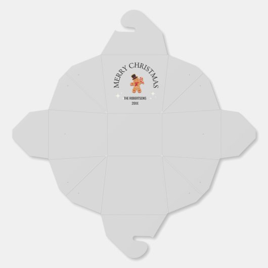 Individuelle Name Frohe Weihnachtsgingerbäckerin M Geschenkschachtel (Ungeklappt)