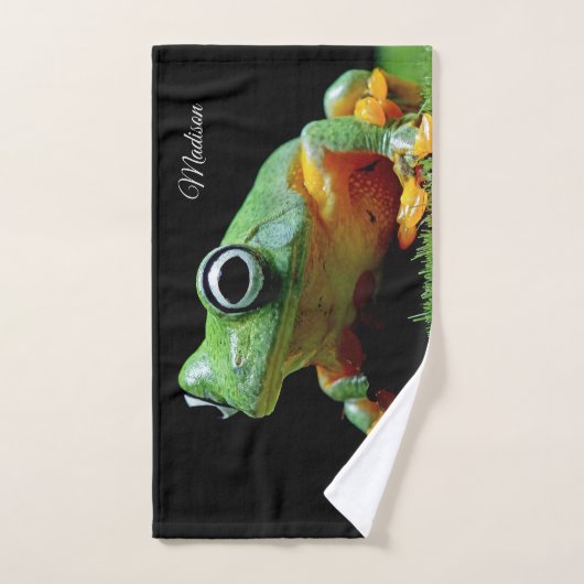 Individuelle Name Frosch Handtuch (Handtuch)
