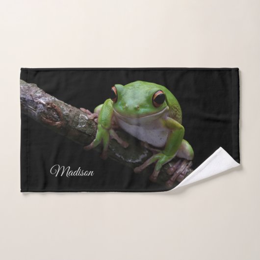 Individuelle Name Frosch Handtuch (Handtuch)