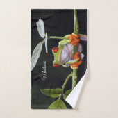 Individuelle Name Frosch Handtuch (Handtuch)