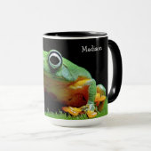 Individuelle Name Frosch Tasse (VorderseiteRechts)