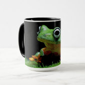 Individuelle Name Frosch Tasse (Vorderseite Links)