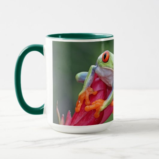 Individuelle Name Frosch Tasse (Links)