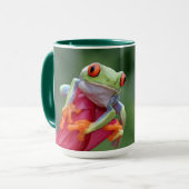 Individuelle Name Frosch Tasse (Vorderseite Links)