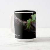 Individuelle Name Frosch Tasse (Vorderseite Links)