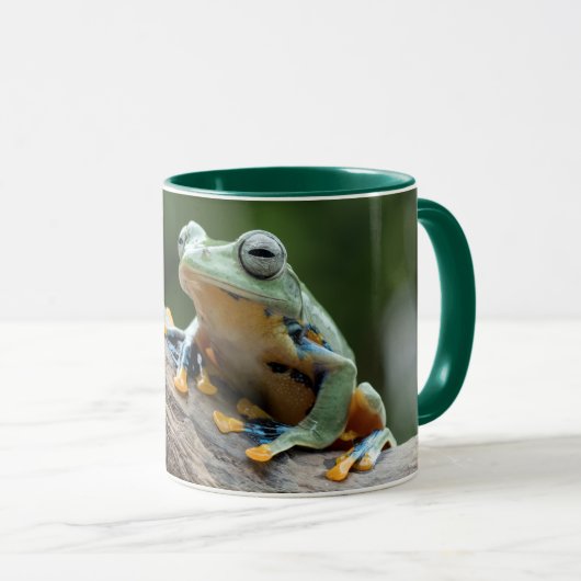 Individuelle Name Frosch Tasse (VorderseiteRechts)