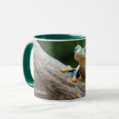 Individuelle Name Frosch Tasse (Vorderseite Links)
