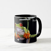 Individuelle Name Frosch Tasse (VorderseiteRechts)