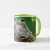 Individuelle Name Frosch Tasse (VorderseiteRechts)
