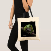 Individuelle Name Frosch Totbeutel Tragetasche (Vorderseite (Produkt))