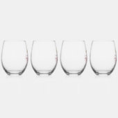 Individuelle Name Frozen Drink Tiki Bar Weinglas Ohne Stiel (Rechts)