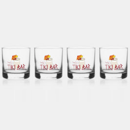 Individuelle Name Frozen Drink Tiki Bar Whiskyglas