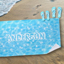 Individuelle Name funkeln Blue Water Textures Cool