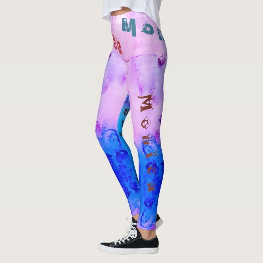 Individuelle Name Funky Leggings (Links)