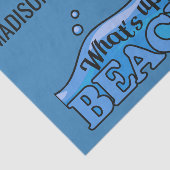 Individuelle Name Funny Beach Wave Gewebpapier Seidenpapier (Ausschnitt)