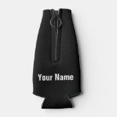 Individuelle Name Funny Beer Flasche Cooler Flaschenkühler (Rückseite)