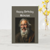 Individuelle Name Funny Birthday Life Spaß Karte (Gelbe Blume)