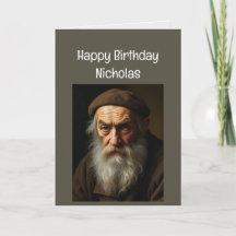 Individuelle Name Funny Birthday Old People Cranky