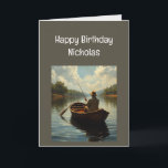 Individuelle Name Funny Birthday wünscht den Mensc Karte<br><div class="desc">Individuelle Name Funny Birthday wünscht den Menschen Fische</div>