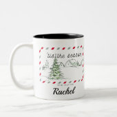 Individuelle Name Funny Christmas Tasse (Links)