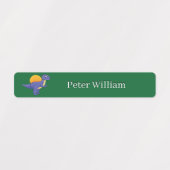 Individuelle Name Funny Dinosaur, Blätter 1St. Etiketten (Design 1)